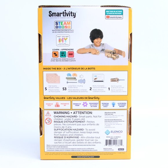 KIDS | 2 Smartivity® Stem Wheels DIY Campus Surfer Bus Learning Activity Set NEW - Picture 4 of 10